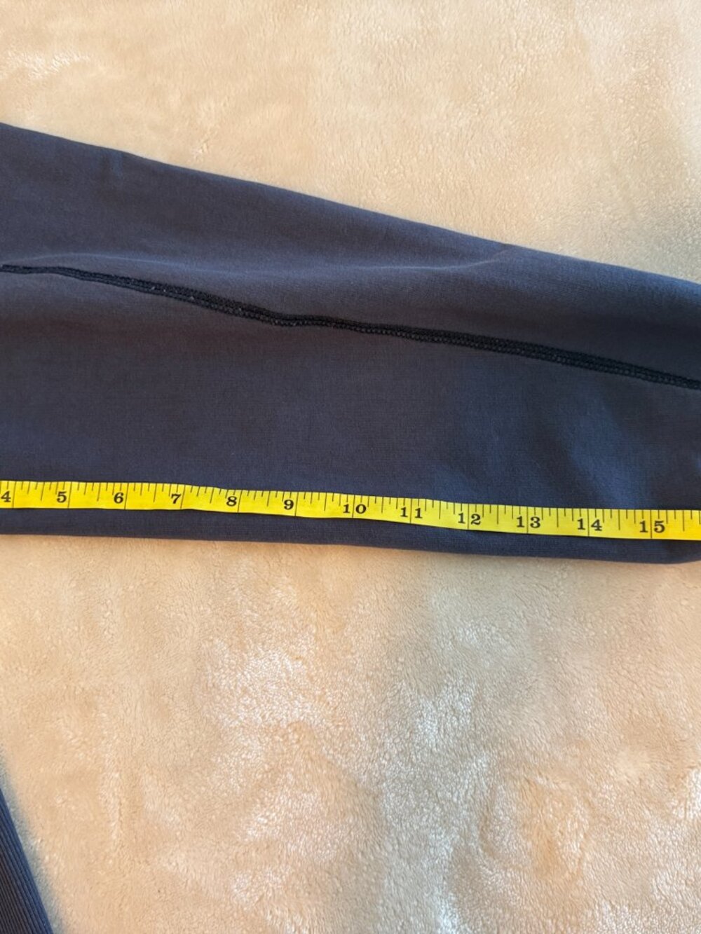 Tommy Bahama Large Navy Blue Zipper Pullover Sweatshirt Large Leather Accents - Picture 10 of 14